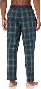 img 1 attached to Stylish Lacoste Checkered Cotton Pajama Set for Men - SWING WHITE RED Sleepwear