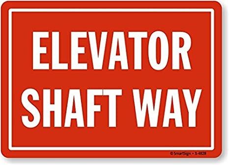 SmartSign Elevator Shaft Vinyl Label logo