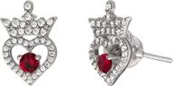 👑 enchanting disney princess sterling zirconia birthstone jewelry for girls – sparkle with elegance! logo