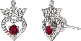 img 4 attached to 👑 Enchanting Disney Princess Sterling Zirconia Birthstone Jewelry for Girls – Sparkle with Elegance!