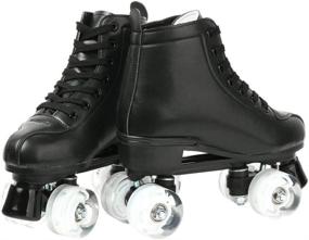 img 2 attached to Classic Roller Skates Adults Leather