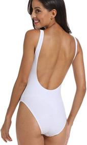 img 3 attached to 👙 Medium Women's Clothing for Swimsuits & Cover Ups - Bestag Retro Swimwear Bathing