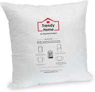 🏠 trendy home 16x16 premium stuffer: enhance your home office with white decorative throw pillow/cushion insert logo