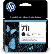 effortless and speedy printing with hp 711 80-ml black designjet ink cartridge (cz133a) for hp designjet printers logo