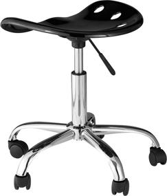 img 1 attached to 💺 OneSpace Computer Task Chair: Ergonomic Tractor Seat Design in Sleek Black