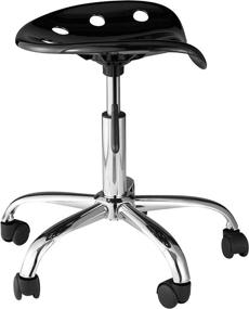 img 2 attached to 💺 OneSpace Computer Task Chair: Ergonomic Tractor Seat Design in Sleek Black