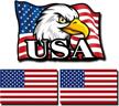 yeapop american stickers motorcycles cases patriotic logo