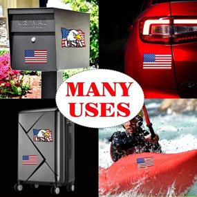 img 2 attached to Yeapop American Stickers Motorcycles Cases Patriotic