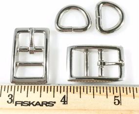 img 1 attached to Collar Buckles Nickel Finish Sets