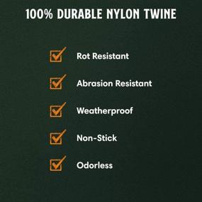 img 1 attached to 🎣 Ironclad Supply Tarred Bank Line: Premium Nylon Twine for Fishing, Hunting, Camping & Bushcraft Activities – Strong, Odorless and Mess-Free Tar Coating