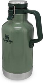 img 4 attached to Stanley Classic Growler Hammertone Green