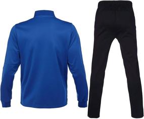 img 3 attached to Tracksuit Athletic Outfits Jogging Sweatsuits Men's Clothing