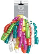 🎁 jillson roberts self-adhesive curly bows gift wrap accessory - 6 count, available in 10 carnival mix color combinations: magenta, lime, orange, and turquoise logo