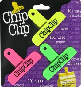 img 1 attached to 📎 97313 Bright Chip Clip 3 Inch - Pack of 3