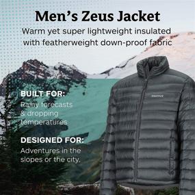 img 3 attached to Marmot Men's Zeus Jacket: Lightweight, Water-Resistant with 700 Fill Power Down