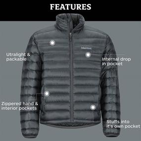 img 1 attached to Marmot Men's Zeus Jacket: Lightweight, Water-Resistant with 700 Fill Power Down