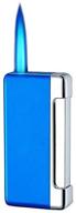 🔥 blue torch lighter cigars - jet flame switchable jet torch cigar lighter | adjustable flame dial | butane refillable for cigarette & cigar logo