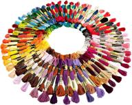 🌈 threadnanny 100 colors embroidery thread: ultimate rainbow cross stitch threads & friendship bracelets kits logo