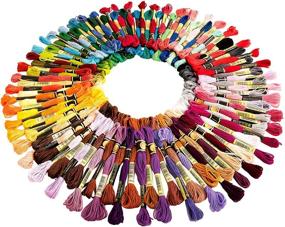 img 4 attached to 🌈 Набор нитей для вышивки ThreadNanny: 100 цветов для радужных крестиков и браслетов дружбы.