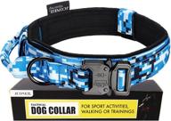 🐾 tactical dog collar by jconeil – military k9 collar for medium and large dogs – adjustable nylon design with handle and heavy-duty metal buckle – ideal training and service dog collar logo