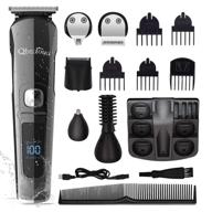 👨 ultimate men's grooming kit: cordless hair clipper and beard trimmer, waterproof ipx7, led power display for the perfect beard, head, face, and body grooming logo