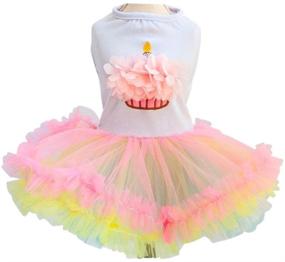 img 4 attached to Irresistible Ollypet Cute Tutu Dresses: Adorable Cupcake Apparel for Small Dogs, Cats & Puppies