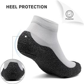 img 1 attached to SAGUARO Women's Barefoot Sock Shoes: Non-Slip, Ultra-Portable Footwear for Yoga, Walking & More!