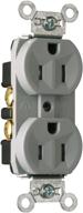 🔌 enhanced protection: legrand tr5262grycc12 receptacle resistant 125 volt - stay safe! логотип