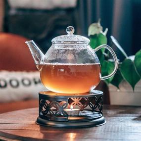 img 2 attached to 🍵 Enhance Your Tea Experience with the GROSCHE Cairo Premium Teapot Warmer – Perfect for Glass Teapots and Heatproof Dish Warming!