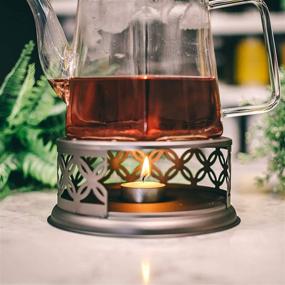 img 1 attached to 🍵 Enhance Your Tea Experience with the GROSCHE Cairo Premium Teapot Warmer – Perfect for Glass Teapots and Heatproof Dish Warming!