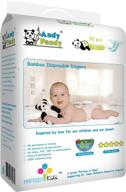 🌿 environmentally conscious andy pandy premium bamboo diapers - size large (20-31 lbs) - large pack of 70 logo