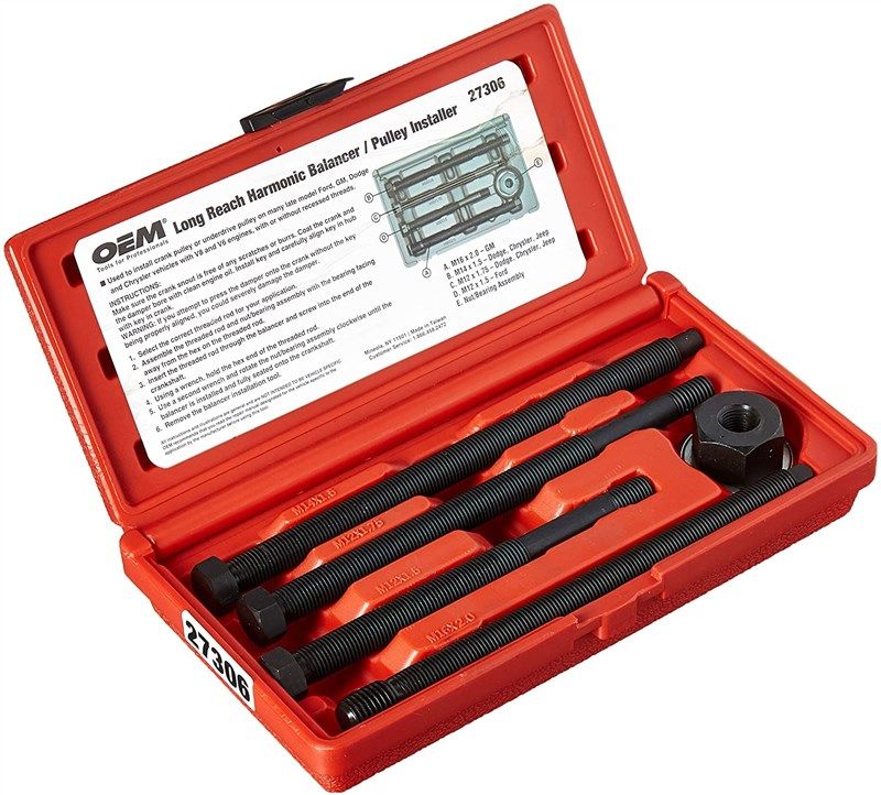 oemtools 27306 harmonic balancer installer 로고