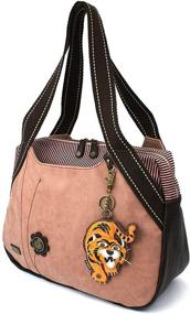 img 3 attached to Chala Bowling Bag Tiger Dusty Women's Handbags & Wallets