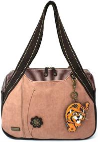img 4 attached to Chala Bowling Bag Tiger Dusty Women's Handbags & Wallets