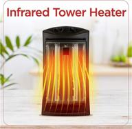 🔥 efficient and stylish black+decker bhti06 infrared quartz tower heater – one size black logo