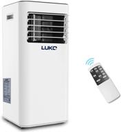 🌬️ luko 10,000 btu portable air conditioner with dehumidifier and fan - ideal for cooling rooms up to 400 sq ft (white) logo