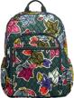 vera bradley backpack falling flowers logo