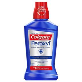 img 4 attached to 🌿 Gentle Mint Colgate Peroxyl Antiseptic Mouth Sore Rinse – 250mL, 8.45oz