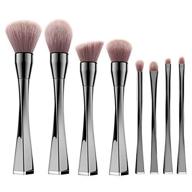 💄 premium 8pcs luxspire makeup brushes set - professional fiber cosmetic tools for flawless beauty: powder foundation, eyeshadow, lip blush, contouring & blending logo