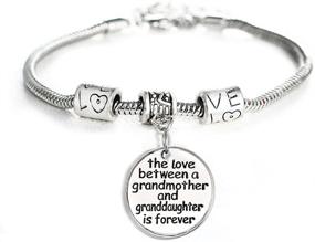 img 4 attached to 👧 Eternal Love Bracelet for Grandmother and Granddaughter - Family Jewelry Gift - 10’’