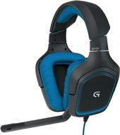 logitech g430 7.1 gaming headset with mic - model 981-000536 logo