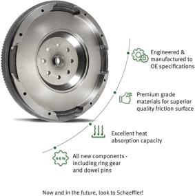 img 2 attached to 💥 Жестянка Schaeffler LuK LFW385: оригинальная жестянка с набором заменяемых деталей сцепления RepSet.