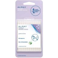 🧼 almay makeup eraser sticks: liquid filled sticks for easy makeup removal (pack of 2) logo