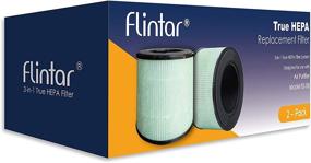 img 1 attached to Flintar BS-08 H13 True HEPA Replacement Filter: High-Performance Upgrade for PARTU BS-08 Air Purifier, Enhanced Filtration and Odor Reduction - 2-Pack