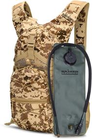 img 4 attached to Sakeen Hydration Backpack with 3L Bladder, Pockets - Ideal for Festivals, Hiking, Raves, and More