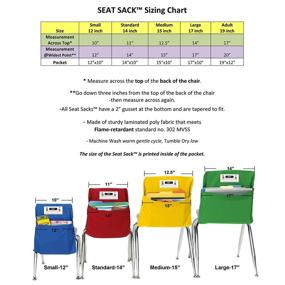 img 1 attached to Seat Sack Standard 14 Red