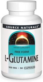 img 4 attached to 💪 Boost Your Metabolic Energy with Source Naturals L-Glutamine - Free Form Amino Acid - 50 Capsules