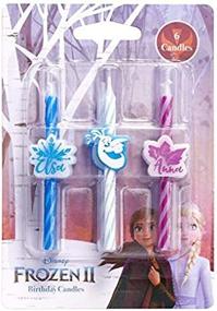 img 1 attached to 🎂 Frozen 2 II Birthday Cake Candles Supplies by DecoPac