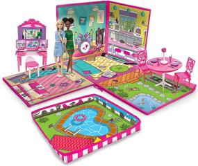 img 1 attached to Barbie ZipBin Dream House Playmat