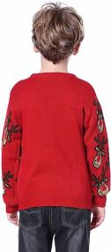 img 1 attached to 🦌 Daisysboutique Children Christmas Reindeer CuteDeers Boys' Sweater Collection: Festive and Fashionable Clothing for Kids